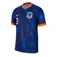 Camisa de time de futebol Holanda Matthijs de Ligt #3 Replicas 2º Equipamento Europeu 2024 Manga Curta